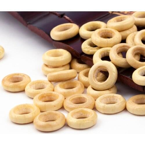 13mm Round Spacer Wooden Beads for Hair Accessories Circle Mix Color Charm Beads 96pcs Loose Beads Wholesale