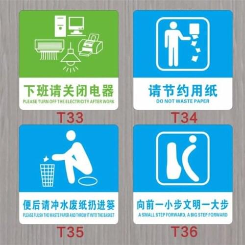 Acrylic Door Plates No Pets Are Allowed No Smoking Sliding Steps Reminder Indicator Number Plaque Signage Signs Doors Sign