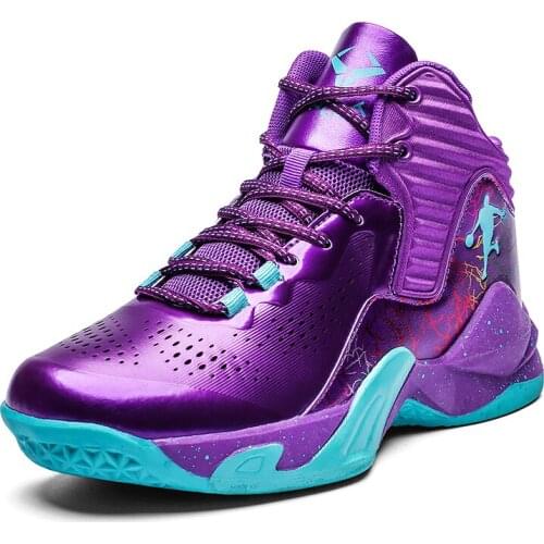 2021 Unisex Basketball Shoes Men High-top Sports Air Cushion Hombre Athletic Mens Shoes Women Comfortable Breathable Sneakers