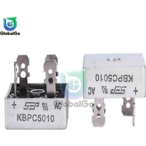 2pcs/Lot KBPC5010 Diode Bridge Rectifier Diode 50A 1000V KBPC 5010 Power Rectifier Diodes Electronica Componentes