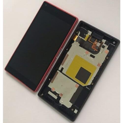 For SONY Xperia Z5 Compact LCD Display Touch Screen Digitizer For Sony Z5 Mini E5823 E5803 Screen LCD Display With Frame plug