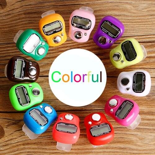 Mini 5-Digit LCD Electronic Digital Golf Finger Hand Held Ring Tally Counter