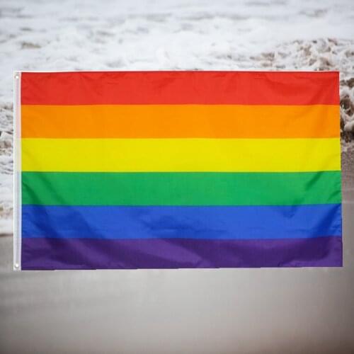 2020 New Flag 3 x 5 FT Pride Flag Rainbow Game Banner Outdoor indoor Home Decor Wedding National Day