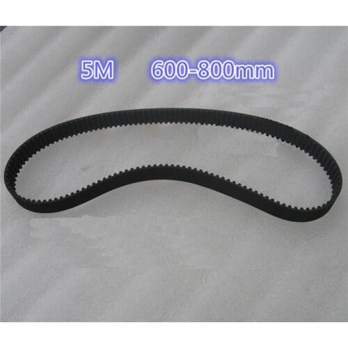 HTD 5M Arc HTD tooth Lenght 600 700 800 mm pitch 5mm Synchronous Timing belt CNC 3D printer Engraving Machine Part Reciprocating