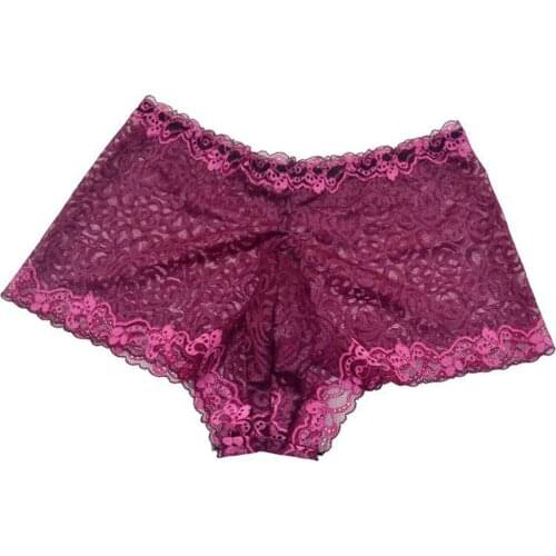 UNWE See Through Mens Boxers Transparent Man Sex Underpants High Quality Boxer Trunks Sex 2020 Gay Man Wear