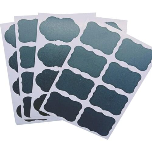 400pcs/lot Baking Seal Sticker Blank Special Shaped Black Stickers Good Price DIY Gift Product Package Sealing Label Sticker