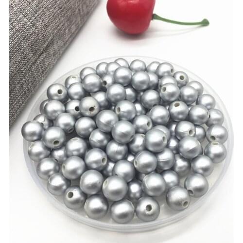 New 50pcs 8mm Acrylic Beads Spacer Loose Bead For Jewelry Making Accessory Beads DIY