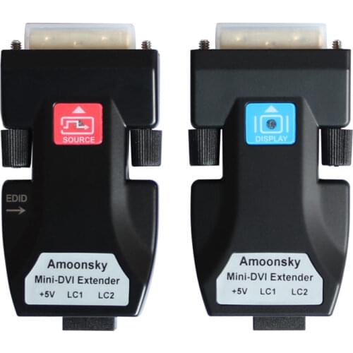 Mini 1080P DVI to Fiber Optic Converter Single Multi Mode DVI Optical Extender DVI for Rental LED Display