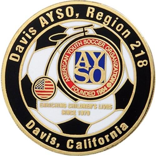 Custom Football Match Commemorative Coin Cheap Low Price 3D Metal Coin