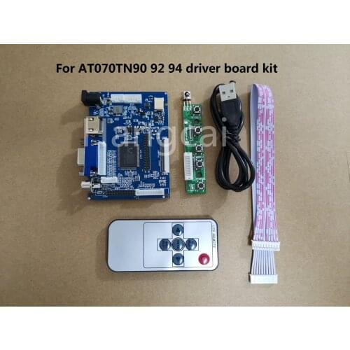 HDMI VGA 2AV 50PIN TTL LVDS Controller Board Module Monitor Kit for Raspberry PI LCD AT070TN92 AT070TN90 AT070TN94