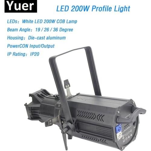 Professional Stage Lights LED Prefocus Lights DMX Profile Lighting Effect Warm White / Cold White Optional Stage Gobo Lights