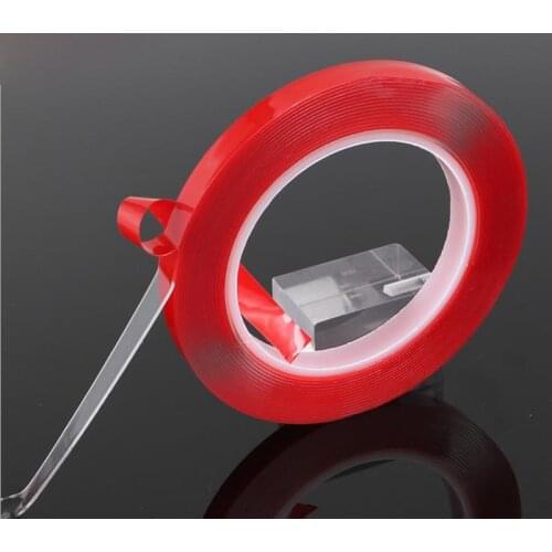 300cm Transparent Silicone Double Sided Tape Sticker for Car High Strength High Strength No Traces Adhesive Sticker Living Goods