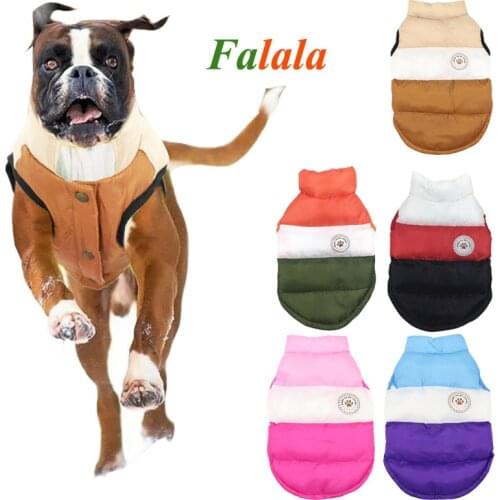 Warm Dog Clothes For French Bulldog Pug Chihuahua Winter Dog Coat Jacket Pet Puppy Clothes Costume Pets Clothing Vest