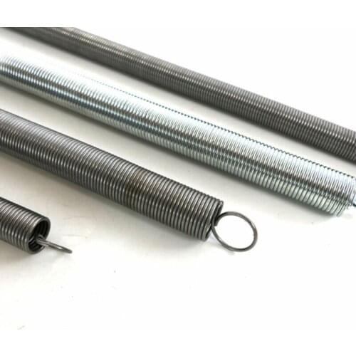 1pcs closed extended tension tension spring hook spring steel spring wire diameter length 100mm-350mm DIY tools