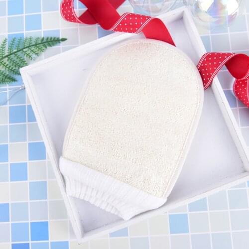 1Pc Exfoliating Tan Removal loofah interior fibrous Shower Bath Tools Shower Thicken Bath Magic Peeling Glove