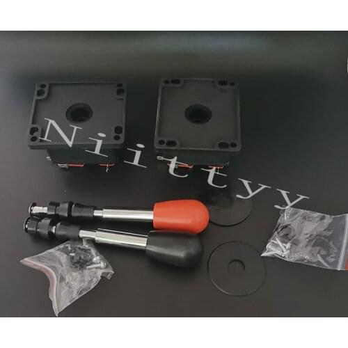 2pcs/lots SNK Neo Geo American Style Joystick Black 4/8 Way Stick Durable HAPP Style Joystick Spanish Arcade Cocktail Cabinet