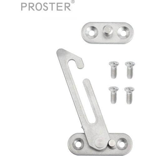 Left Side)4Pcs UPVC Window Restrictor Stainless Steel Child Security Lock Safety Catch Replacement Door Ventilator Screw