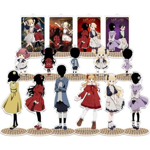 Anime Emilyko Mia Lou Kate Acrylic Keychain Pendant Stand Figure Model Plate Display Desk Decorate Cosplay Accessories Toy Gift