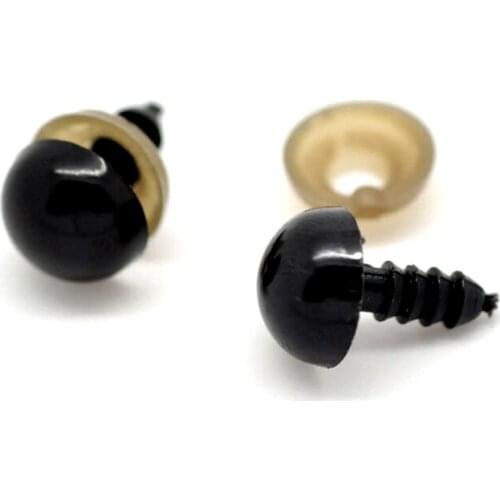 200pcs 15x10mm Plastic Eyes For Teddy Bear Stuffed Toy Jewelry Findings Scrapbooking For Jewelry Making Supplies & Accessories