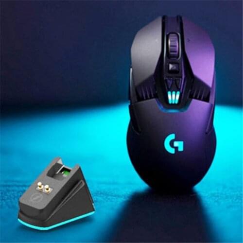 For Logitech/Razer GPW 1/2 Series G502 G903 G703 Pro game Mouse RGB Wireless Plastic Power Charging Base qi module Accessories