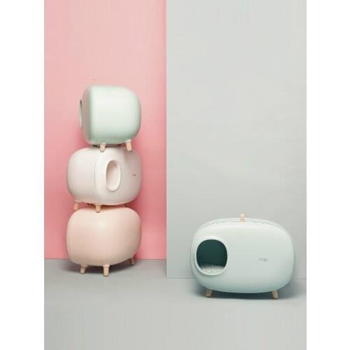 Cat Litter Box Fully Enclosed Cat Toilet Large Integrated Cat Litter Box Cat Deodorant Cat Supplies