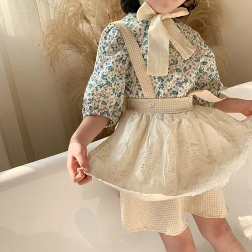 Summer toddler kid girl baby clothes strap lace short skirt for 1 2 3 4 5 6 T girls birthday child baby clothing fashion dress
