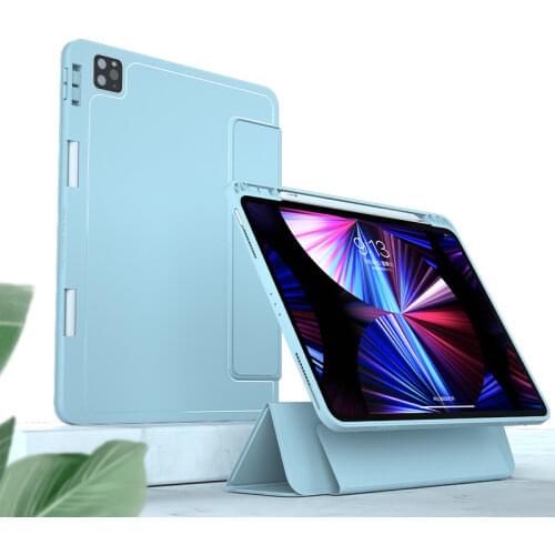 NEW Separate Magnetic Case for iPad 7 8 10.2 Air 3 2 Pro 10.5 9.7 mini 4 5 Silicone Case Pencil Slot for iPad Air 4 Pro 11 12.9