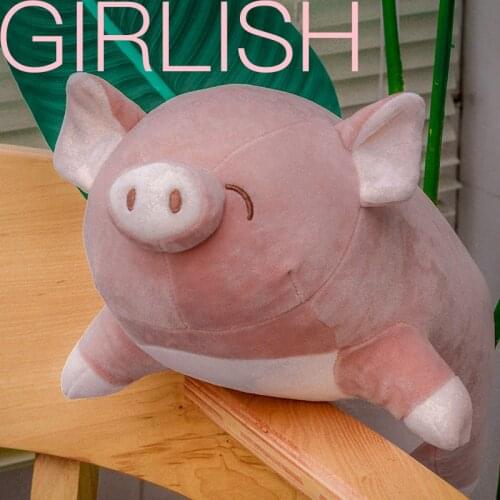 100cm Cute Piggy Plush Toy Soft Stuffed Cartoon Animal Doll Baby Pillow Kids Brinquedos Infantil Children Plush Toys BK50WJ