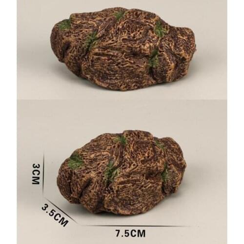 4 Packs Mini Model Stone Set Dinosaur Wildlifes Model Sandtable DIY Model