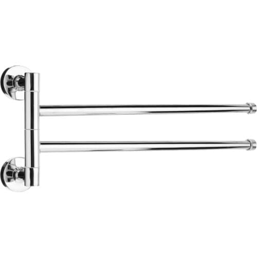 Stainless Steel Swivel Towel Rack Wall Mounted 2/3/4 Swing Arm Towel Holder For Oven Gloves Tea Towels Bathroom Accessories