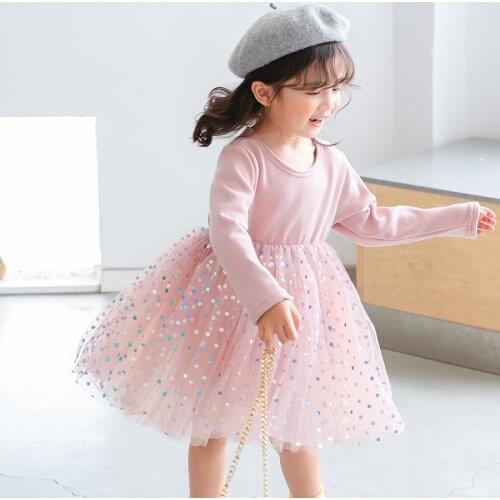 Girls Dress Fur Warm Winter Christmas Autumn Dresses For Kids Girl Clothes 5 6 years Children Birthday Princess Tutu Costumes