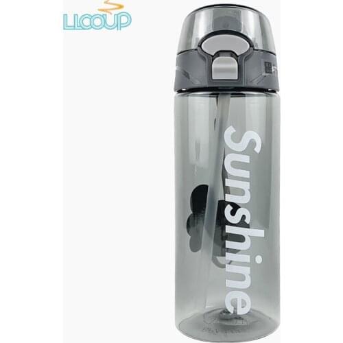 Sports Drinking Bottles BPA-free Tritan Eco-friendly Cup with Silicone Straw Portable Hiking, Biking, Traveling Water Bottle