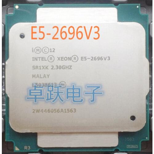 E5-2696 V3 Original Intel Xeon E5-2696V3 2.30GHz 18-core 45MB E5 2696 V3 LGA2011-3 E5 2696V3 Processor better than E5 2683 V3