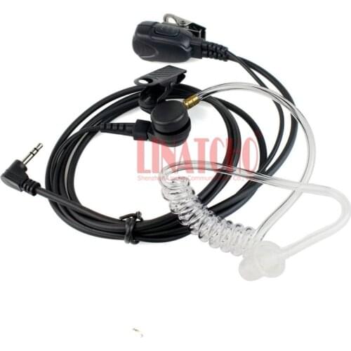 PTT Talkabout handheld radio T5146 T5420 T5422 T5428 air tube Surveillance kit earphone 2.5mm