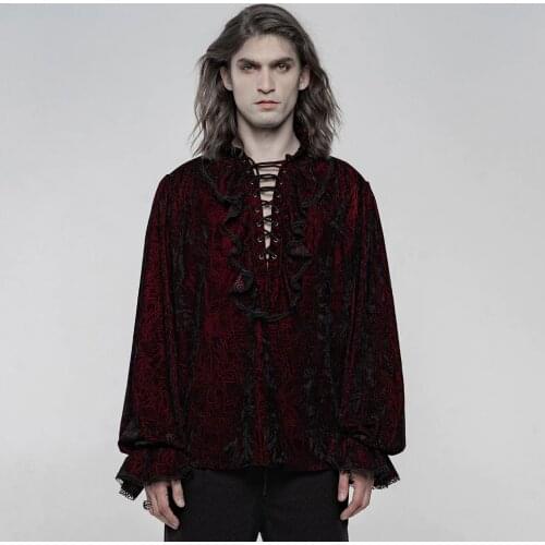 Мужские вельветовые рубашки PUNK RAVE China At AliExpress