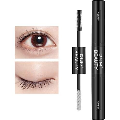 Silk Double Head Mascara 4d Volume Lengthens Eyelashes Beauty Glazed Makeup Brushes Professional WomenS Korean Cosmetics Tools