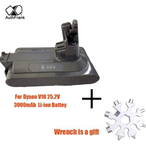 V10 For Dyson 25.2V 3000mAh Lithium Replacement Battery Vacuum Cleaner V10 Absolute SV12 V10 Fluffy