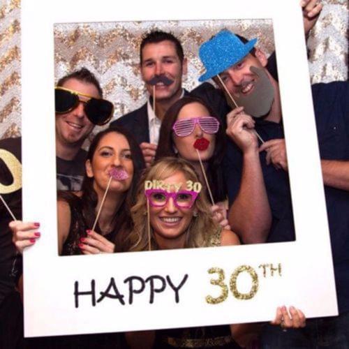 Creativity 16/18/30/40/50/60th 21st Frame Photo Booth Props Happy Birthday Paper Birthday Wedding Party DIY Novelty Party Props