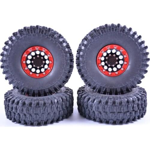 1.9-inch CNC machining wheels with tires assembly for Traxxas and A