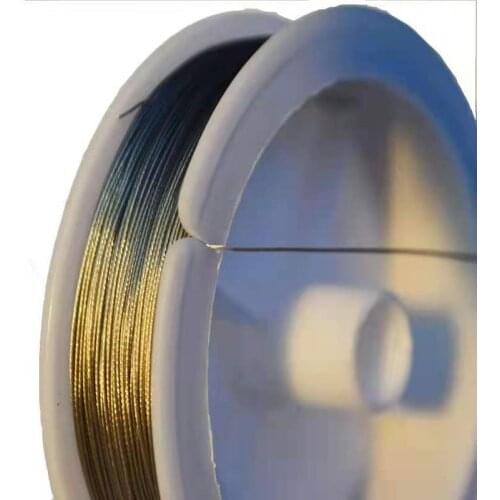 10roll 0.3/0.35/0.38 Mm Soft Steel Wire Bracelet Necklace Beaded Rope Making Tool Diy Jewelry Braided Rope Accessories Wholesale