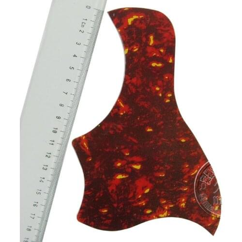 10pcs A025F 40" 41" Acoustic Guitar Pickguard Guard Self Adhesive R64mm Colorful Red