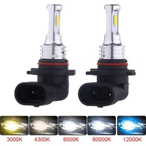 2Pcs H11 H8 H7 9005 HB3 9006 HB4 LED Car Headlamp Fog lights For Car Assembly Cold White Auto DRL Daytime Running Lights 12V 24V