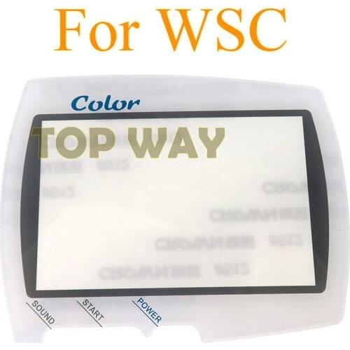 50PCS Replacement For BANDAI Wonder Swan Color WSC Screen Lens Protector