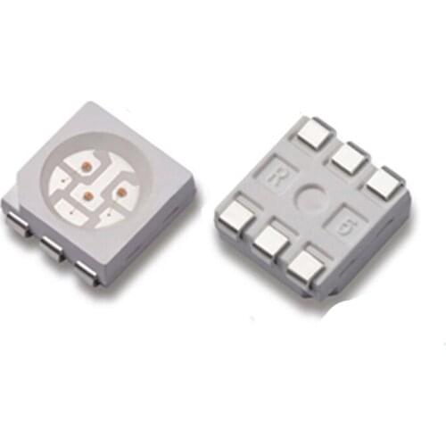 500PCS 5050 ORANGE LED AMBER 600-800mcd 2.0-2.2v 601-604nm 120 angle super bright light beads RoHs Free shipping