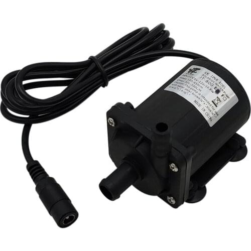 800E Solar DC 12V-24V Brushless Motor Water Pump Mini Plastic Gear Pump