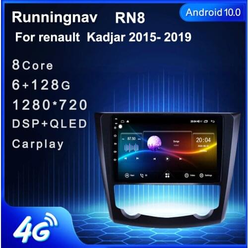 Runningnav For renault Kadjar 2015- 2019 Car Radio 2 Din Android Car Radio Multimedia Video Player Navigation GPS
