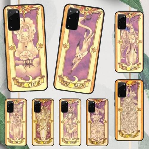 Alpha sakura cardcaptor with voice Phone Case For Samsung galaxy S 9 10 20 A 10 21 30 31 40 50 51 71 s note 20 j 4 2018 plus