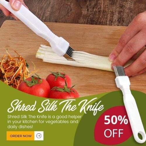 Chopper Shred Silk Cutting Onion Chopped Green Onion Knife Vegetable Garlic Cutter Kitchen Tools