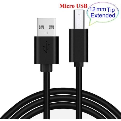 12mm Micro Usb Cable Long Plug Charging Cord Wire For Nomu T10,T18,S10,S20,S30 /MyPhone Hammer Energy,Active 2 lte,Axe Pro