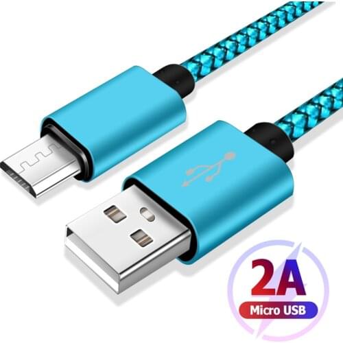 Micro USB Cable 2A Fast Charging Cable For Huawei Honor Mate 10 lite Xiaomi Samsung OPPO Android Micro USB Mobile Phone Cables